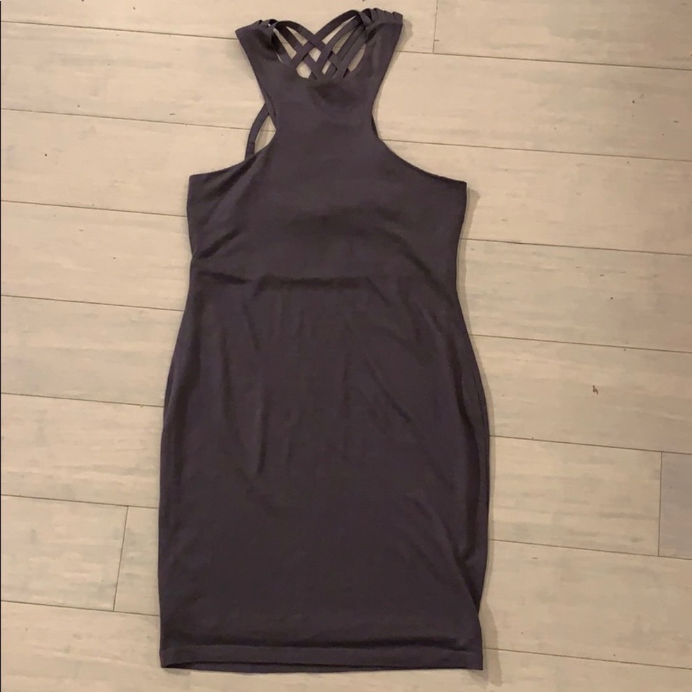 Kardashian Kollection pebble metallic dress
